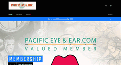 Desktop Screenshot of pacificeyeandear.com